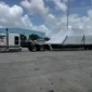 Oversized yacht shipping with commercial marina loading